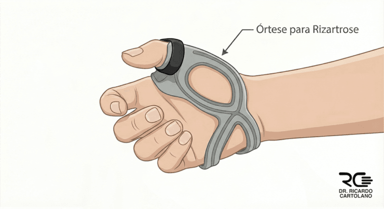 Órtese de polegar para tratamento conservador da Rizartrose.