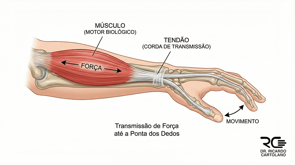 tendoes e musculos